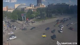 Новосибирск. ДТП со скорой.