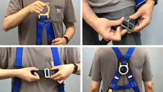 How to Put On a Full Body Safety Harness