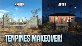 Tenpines Makeover! ⚒️ Fallout 4 No Mods Shop Class