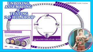 UNBOXING,ASSEMBLING & TESTING 2.5LBS. HULAHOOP