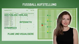 Excel – Fußball Aufstellung planen und visualisieren inkl. kostenloser Vorlage