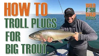 How to Troll plugs for BIG trout