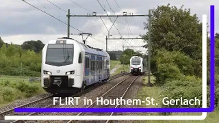 Arriva FLIRT 459 komt aan in Houthem-St. Gerlach