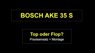 Bosch AKE 35 S - 1800W Elektro-Kettensäge 230V  - Top oder Flop? - Montage + Praxiseinsatz