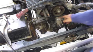 How to replace a timing belt for a Toyota Hulix 5L & 3L