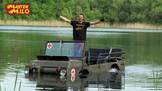 Testing our LuAZ 967 (Amphibious Army Vehicle)