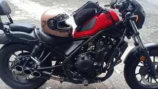 honda rebel with TOCE exhaust what do you think?