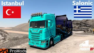 Istanbul (Turkey) - Salonic (Greece) ETS 2 ProMods 2.60 (Timelapse)