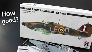 How good is the Hobby 2000 Hurricane Mk.1? Plastic Model Kit Unboxing Review - 1/72 Scale