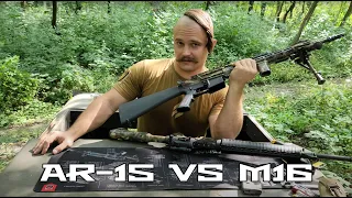Цивільна AR-15 проти військової M16: що краще?