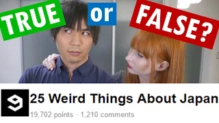 25 Weird Things about Japan | TRUE or FALSE?