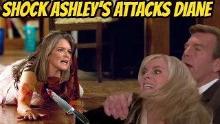 The Young And The Restless Spoilers Diane's life is in danger from Ashley's sudden attack