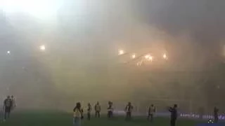 "Recibimiento" Rosario Central (Los Guerreros) vs Sarmiento - 2015