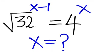 An Exponential Equation Challenge | Algebra Problem | x =?|@ShittuMathematicsClass01