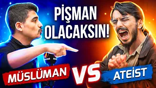 "Pişman Olacaksın" Ateist Müslümana Meydan Okudu Ortam Gerildi "Haklıyı Halk Belirlesin"