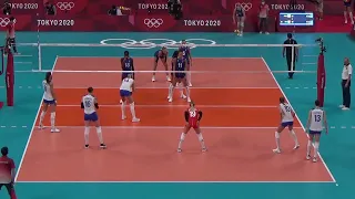 Volleyball Olympic Pool B : Italy - Russia 3:0 Full Match