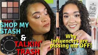 Shop My Stash|Talking Trash|GRWM|Using Current Makeup  Faves I can't put down!|TashaStJames