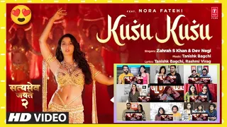 Kusu Kusu Song Ft Nora Fatehi Satyameva Jayate 2 | John A, Divya K | Zahrah Khan Dev | Reaction !