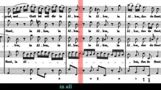 BWV 71 - Scrolling Score