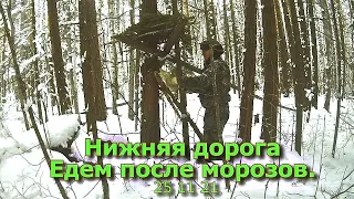 Нижняя дорога Едем после морозов 25 11 21