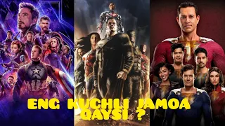Marvel va DC kino olamining eng kuchli jamoalari / Eng kuchli jamoa qaysi ? #marvel #dc