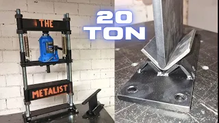 DIY 20 TON Workshop Press // Ultimate press brake machine