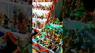 Navaratri golu in nallamuthu mariamman temple Karaikudi #navratrigolu#mugilaskitchen #shorts