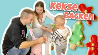 Wir backen Weihnachts-Kekse 🙊😍 | Die Claßens