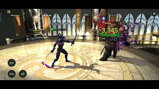 Hellfreak (46 power) vs Korugar Death-Bell (88 power) MANUAL fight