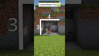 Minecraft Secret Base🤫 #shorts