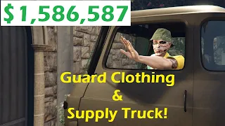 Guard Clothing & Supply Truck Approach | GTA Online Cayo Perico Heist