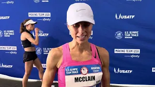Jessica McClain after 4th place at 2024 US Olympic marathon trials