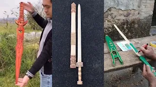 Wooden Swords Making 2024 - Wooden Arts And Handicraft Is Amazing - Extreme Woodworking Skills #027