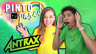 PINTÉ LA PARED DE ANTRAX!!! 💚🤩