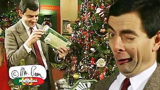 Preparação de Natal do Mr Bean | Clipes engraçados do Mr Bean | Mr Bean em Português