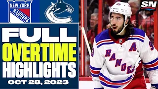 New York Rangers at Vancouver Canucks  | FULL Overtime Highlights