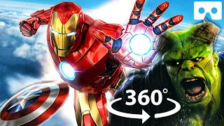 360° IRON MAN Saves You in VR! EVIL HULK Cutscene | Marvel Midnight Suns