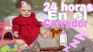 24 horas en el corredor de mi casa con mi bebé reborn Briseida | cocinamos , Jugamos | #muñecas