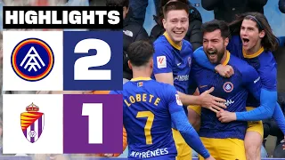 Highlights FC Andorra vs Real Valladolid CF (2-1)