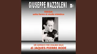 24 Caprices for Violin: Capriccio No. 10, Allegretto