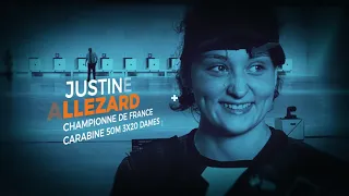 Justine ALLEZARD, championne de France Carabine 3x20 - 2023