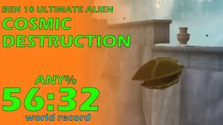 World Record!!!! 56:32 (Any%) Wii Ben 10 Cosmic Destruction Speedrun