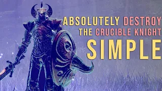 Simple Way To Defeat The Crucible Knight | Elden Ring