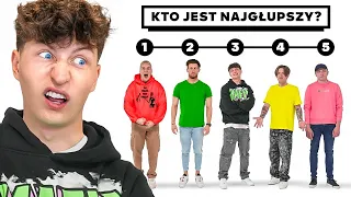 6 INFLUENCERÓW vs TEST IQ