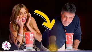 Every Simon Cowell GOLDEN BUZZER on America's Got Talent 2016 - 2023!