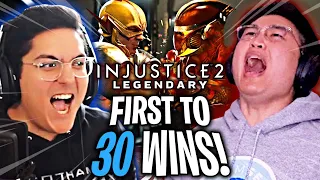 Who Can WIN 30 Games Of Injustice 2 FIRST?! (unCAGEDgamez VS Caboose) #TeamSeas