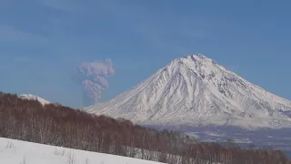 Извержение Жупановского вулкана