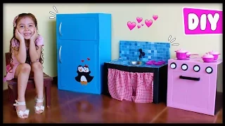 Cozinha Completa Feita de Papelão - DIY