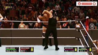 WWE 2K18 - Tag Team Match Between Roman Dean vs Triple H Seth Rollins l Gaming Channel l #viral
