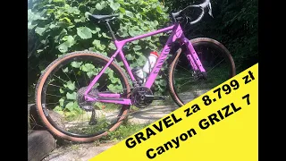 Gravel Canyon Grizl 7 alu za 8.799 - recenzja - test na 1000+ km rower na GRX